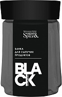 Банка для сыпучих продуктов Sugar&Spice коллекция BLACK, с завинчивающейся крышкой, 0,75л, 100х100х145 (SE2248)