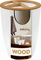 Стакан для ванной комнаты Keeplex коллекция Wood, 78х78х105 (KL5005)