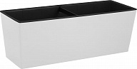 Балконные ящики с дренажной вставкой InGreen коллекция London Cube, пластиковый, с дренажной вставкой, 401х148х143 (IG7805)
