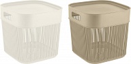 Корзина для хранения Keeplex коллекция Струна, с крышкой, 19л, квадратная, 296х288х286 (KL1419)