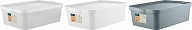 Ящик для хранения Keeplex коллекция Тренди, с крышкой, soft-touch, 14л, 452х298х140 (KL3504)