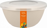 Набор мисок для смешивания Sugar&Spice Корица с крышкой 1,5л + 2,6л + 4,1л