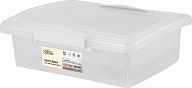 Контейнер для холодильника Sugar&Spice, с крышкой, пластиковый, 1,25л, 215х160х65 (SE1511)