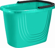 Ведро Spin&Clean коллекция Disco, мерная шкала, 8л, прямоугольное, большое, 325х200х237 (SC1115)