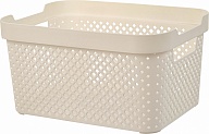 Корзинка для хранения Plast Team коллекция STOCKHOLM, 5л, прямоугольная, 260х192х137 (PT5017)