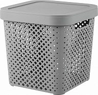 Корзина для хранения Plast Team коллекция STOCKHOLM, 20л, 310х310х300 (PT5008)