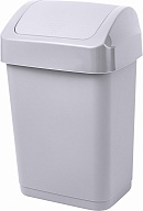 Контейнер для мусора Степ с крышкой-маятником 12 л 