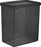 Банка для сыпучих продуктов НУАР 1,1л прямоугольная